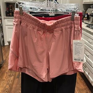 Women’s Limited Color Pale Peach Coral Lululemon Track That 5” Lined Short